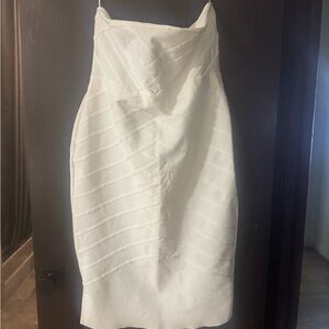 Fashion Nova White Midi Dress